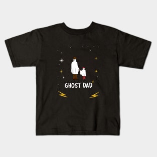 Halloween Ghost Dad Kids T-Shirt